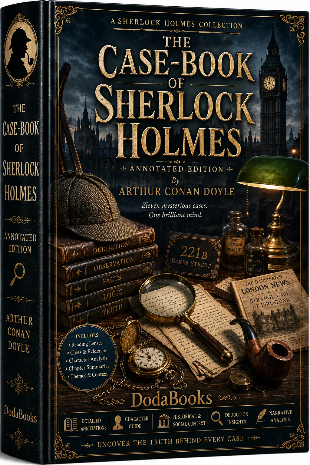 The case-book of Sherlock Holmes - Annotated Edition by Arthur Conan Doyle