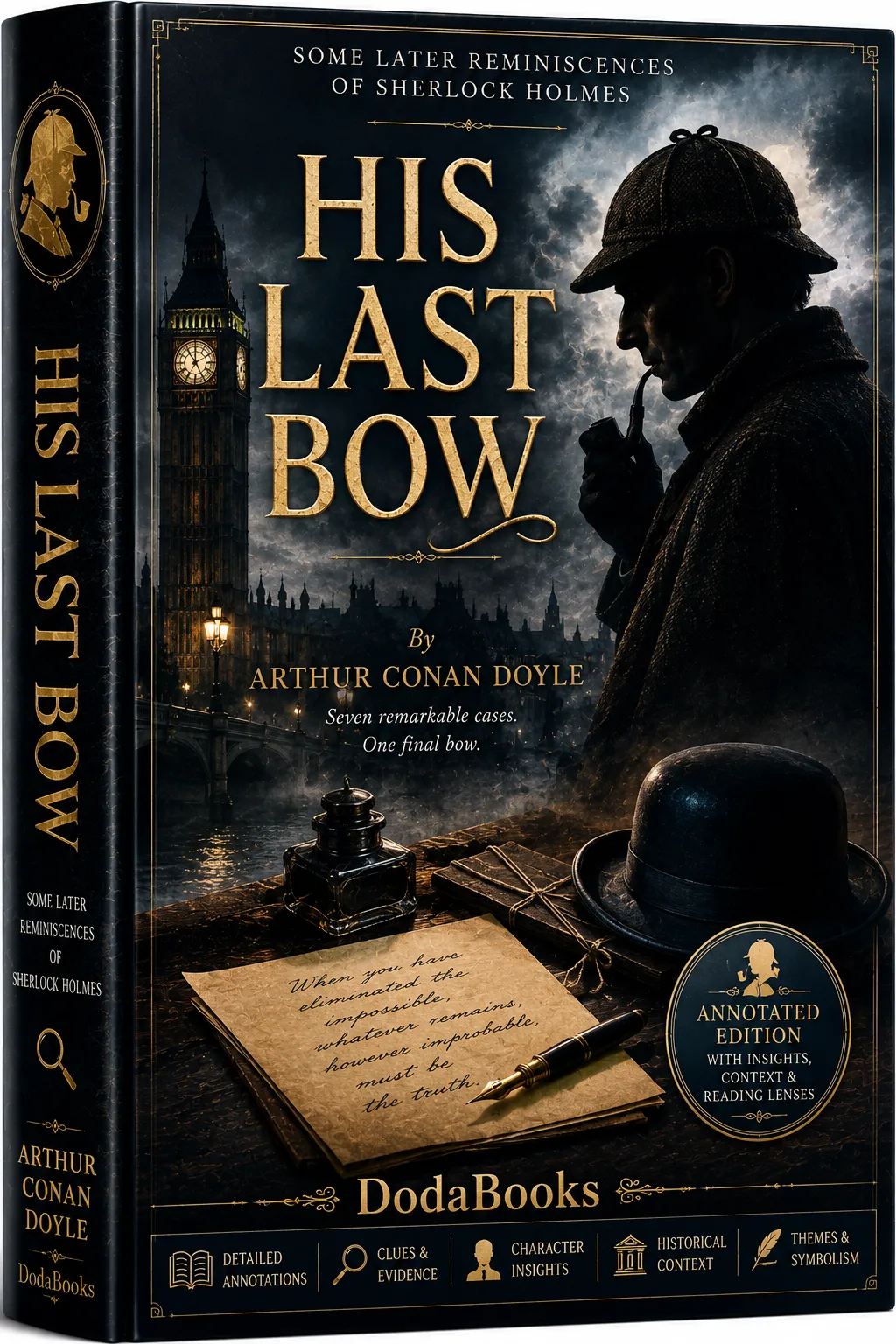 His last bow : Some later reminiscences of Sherlock Holmes - Annotated Edition by Arthur Conan Doyle